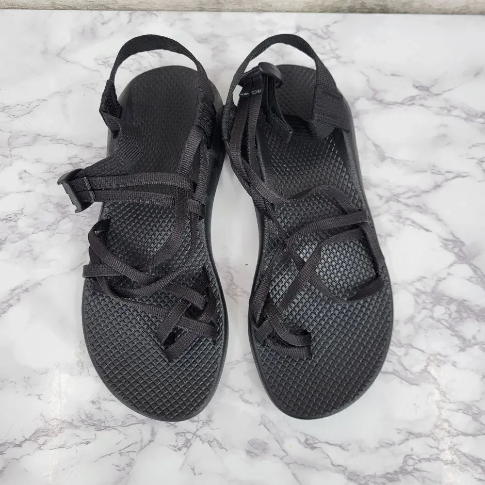 Chaco Zx2 Black Z Cloud Women's Black Strappy Hiking Sandals Size 9